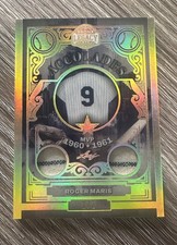 2025 Bronx Legacy 1/1 Roger Maris Accolades Double GU Game Used Jersey Patch A10