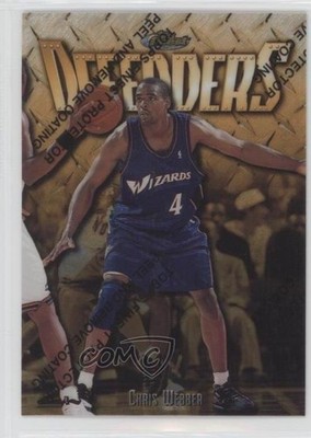 1997-98 Topps Finest Rare Gold Chris Webber #326 HOF 0o9