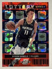 2022 Contenders Optic #8 Dyson Daniels Lottery Ticket Red Cracked Ice
