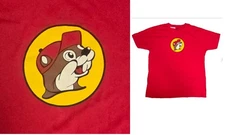 BUC-EE'S RED LOGO T Shirt XL Gas Station Food Cleanest Bathrooms in the World