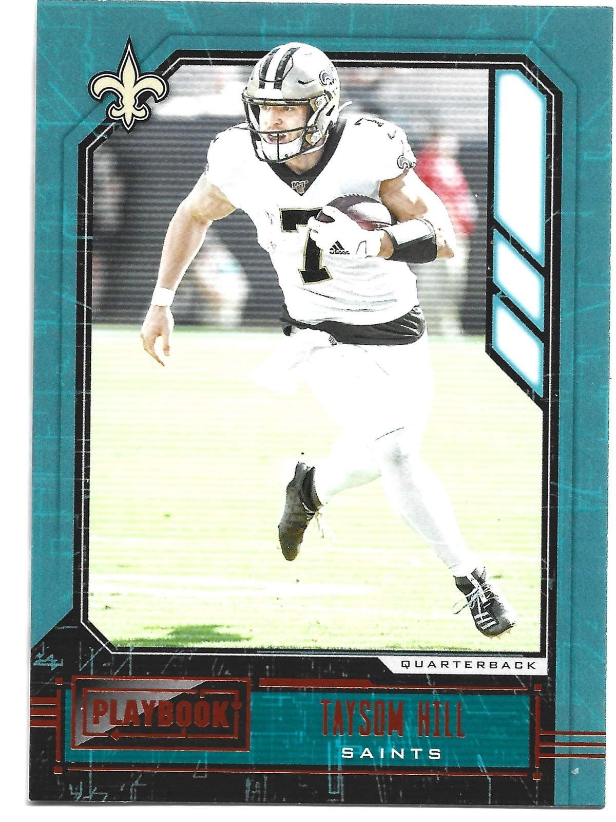 2020 Panini Playbook #85 Taysom Hill Orange