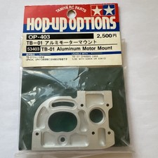 TAMIYA TB-01 SET SUPPORTO MOTORE ALLUMINIO RARO NUOVO CON SCATOLA 53403