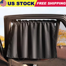 2pcs Car Privacy Sun Shade Magnetic Double Layer Rear Side Window Curtain Cover 2pcs Car Privacy Sun Shade Magnetic Double Layer Rear Side Window Curtain Cover