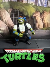 Vintage 1994 TMNT Bodacious Biker Cruisin' Leo Figure