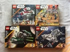 LEGO STAR WARS 4 SET LOT (NIB)