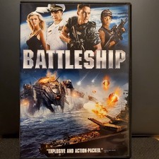 Battleship DVD Starring Taylor Kitsch, Rihanna, Liam Neeson Brooklyn Decker