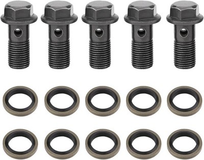 Banjo Bolt Washer 5Pcs M10X1.0mm for Brake Caliper