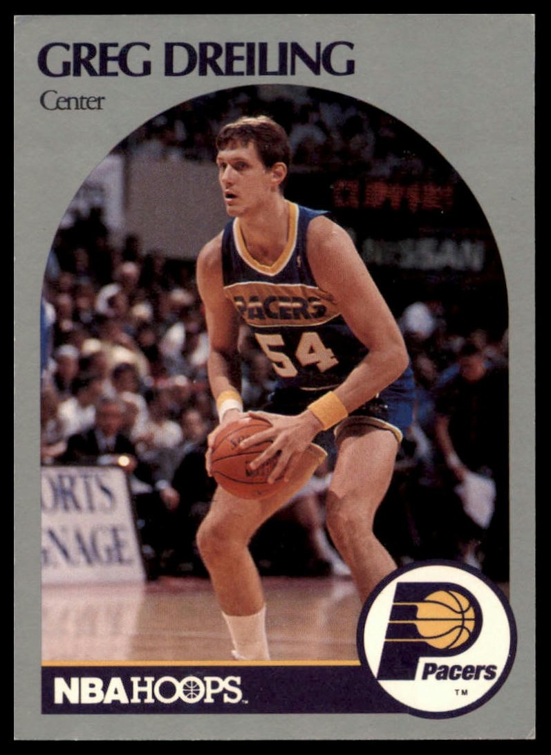 1990-91 Hoops #132 Greg Dreiling RC