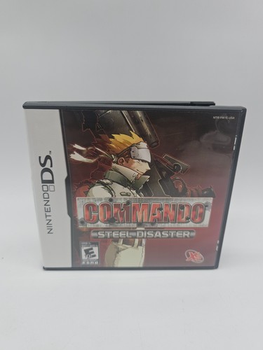 Commando: Steel Disaster Nintendo DS Authentic Complete MINT