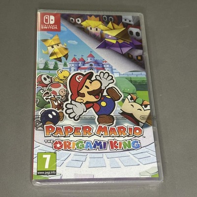 PAPER MARIO THE ORIGAMI KING GAME NINTENDO SWITCH NEW SEALED