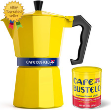Cafetera Espresso Café Bustelo Estufa - Taza 300 Ml Moka Pot Café Percolador, Du
