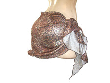 New Stripper Exotic Dancer Leopard Mesh Fishnet Bikini Cover O/S Stripperwear