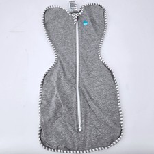 Love to Dream Swaddle Up Original Cotton 1.0 TOG Gray Size Small 8-13 lbs