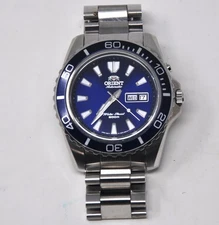 Orient Mako XL Automatic Dive Watch Blue Dial English/German Day 44.5mm Japan