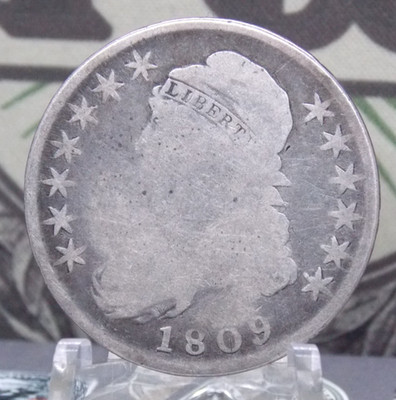 1809 Capped *BUST* Silver Half Dollar 50c #EC2 East Coast Coin & Collectables