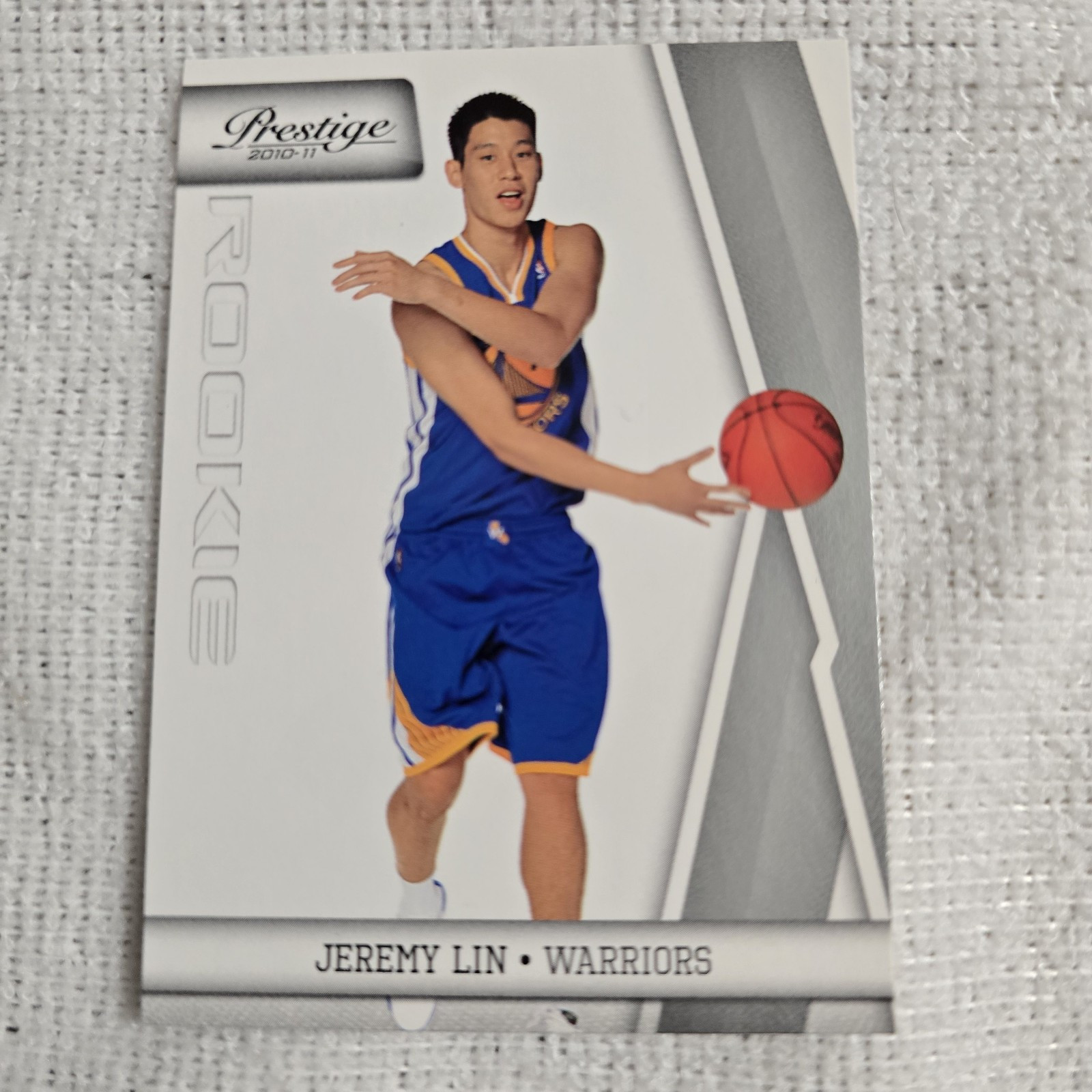 2010-11 Panini Prestige Jeremy Lin #210 Rookie RC GSW SEE ALL PICTURES
