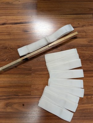 10 x Erhard Sport Mannschaftsbänder verstellbar Mannschaftsband - weiß