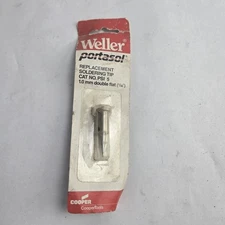 WELLER PORTASOL REPLACEMENT SOLDERING TIP CAT NO. PSI 5 1.0 mm Double Flat 1/32