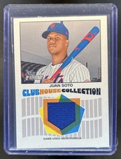 2026 Topps Heritage Juan Soto Clubhouse Jersey #CCR-JS Mets