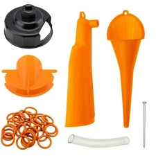 Oil Change Kit with Filter Wrench, Funnels, 30 O-Rings for Harley