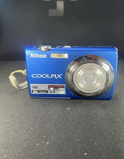 Nikon COOLPIX S220 Digital Camera 10.0MP 3x, Blue, NO BATTERY OR CHARGER