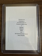 2025 Topps Diamond Icons Autographs Black Parallel Nick Kurtz Athletics /10