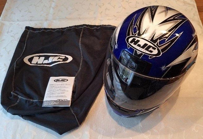 Motorrad Helm HJC Gr. S , blau, TOP - Bild 4 von 4