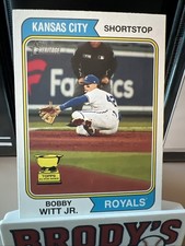 2023 Topps Heritage - Throwback Uniform Variation Bobby Witt Jr. #85