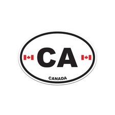 Canadian Country Code Euro Ca V1 Sticker Decal Canadian Country Code Euro Ca V1 Sticker Decal