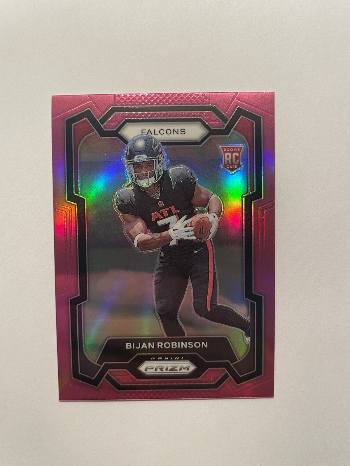 2023 Panini Prizm - Rookies Bijan Robinson #305 Pink Prizm (RC)