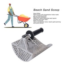 Beach Sand Scoop Metal Detecting Hunting Tool Detector Stainless Steel Hexahedro