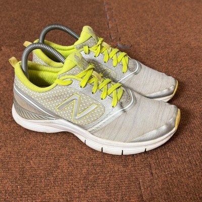 New Balance 711 Womens Training Shoes Grey Neon Yellow WX711GY Size 8
