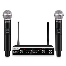D Debra Wireless Microphone System UHF UBR-102 with Cordless 2 Handheld