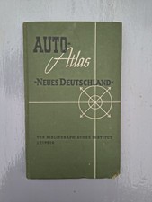 Auto-Atlas "Neue Deutschland" VEB Instytut Bibliograficzny Lipsk 1954/55