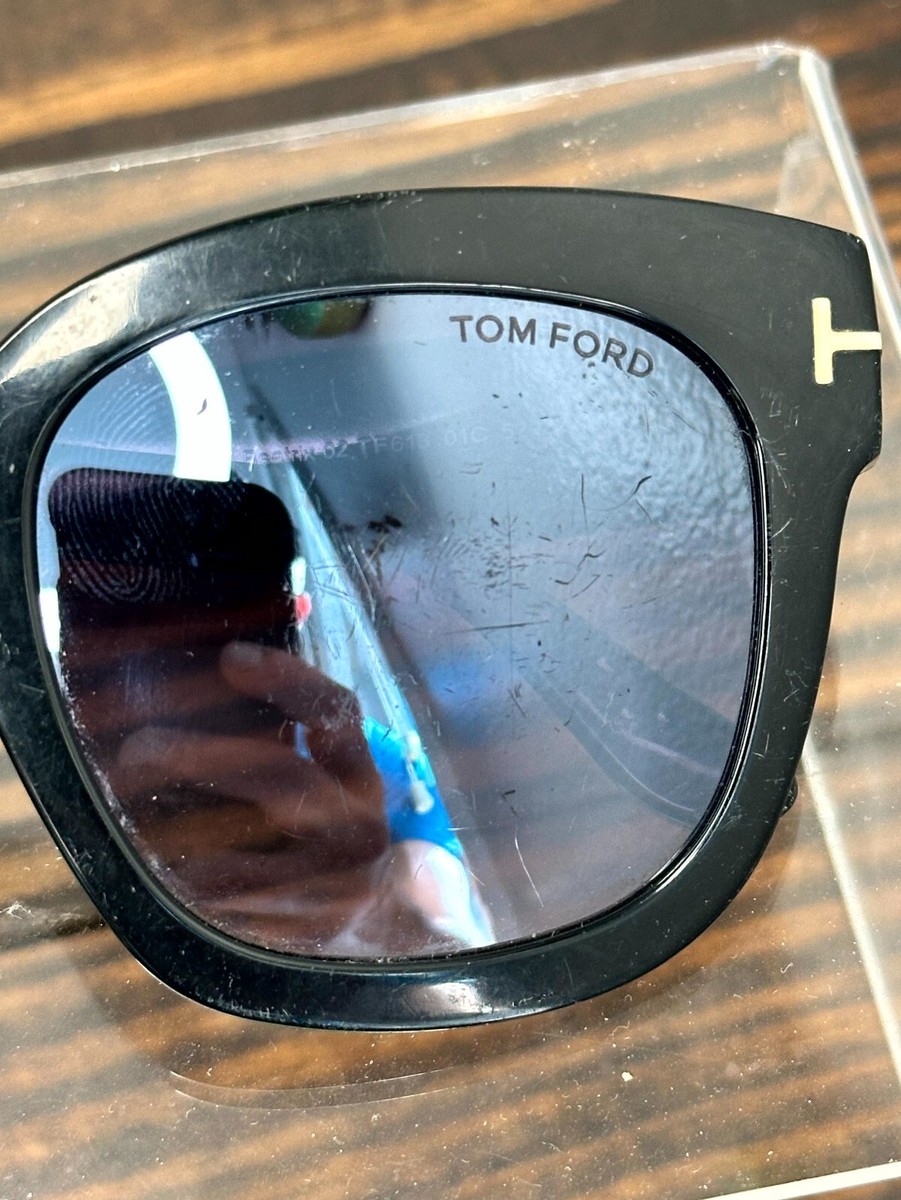 Tom Ford Beatrix-02 TF613 01C Womens Matte Black Frame with Blue Lens Sunglasses Tom Ford Beatrix-02 TF613 Sunglasses | Fashion Eyewear US main image 4