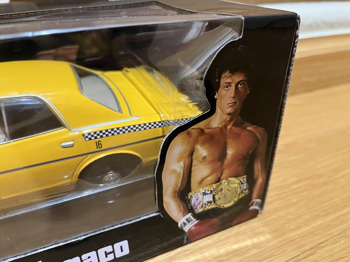 1978 DODGE MONACO TAXI YELLOW ROCKY III 1/24 DIECAST MODEL