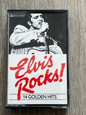 elvis rocks  14 golden hits cassette . not been played 