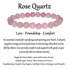 Natural Crystal Healing Chakra Gemstone Bead Bracelet Protection Gem Stone