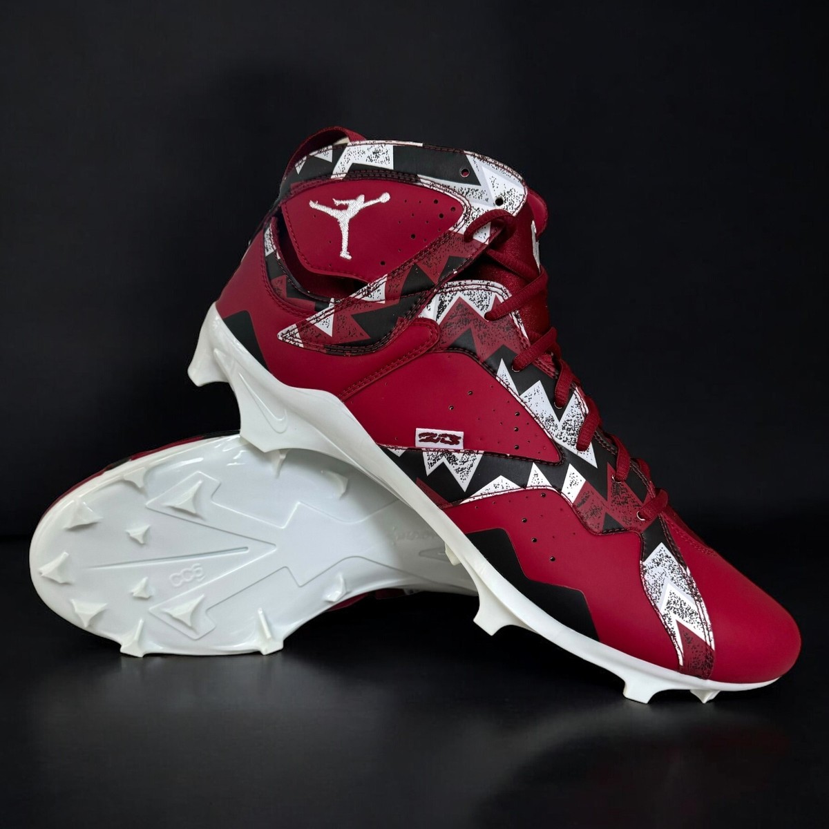 Jordan 7 Retro Alpha Menace sz 13 Cleats Oklahoma Player 