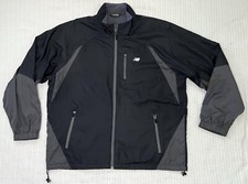 NB Mens Softshell Jacket Fleece Lined Full Zip Black/Gray XL 26? X 29?