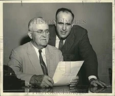 1955 Press Photo A.K. Roy, Incorporated, Retiring President and New President