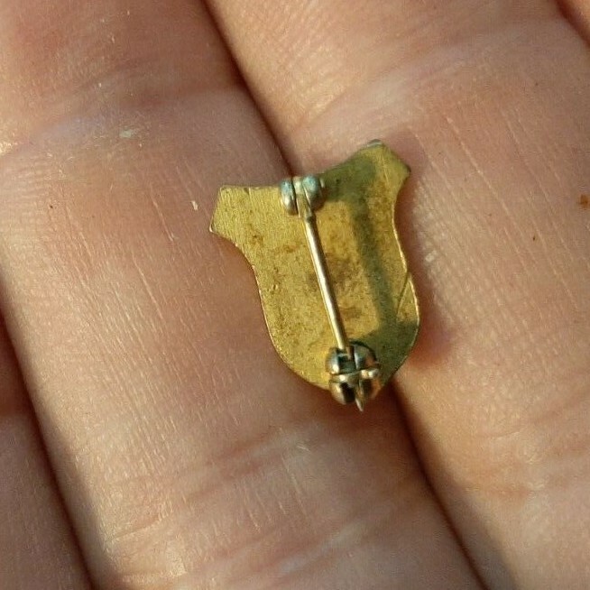 MC Jr Metal Vintage pinback Button