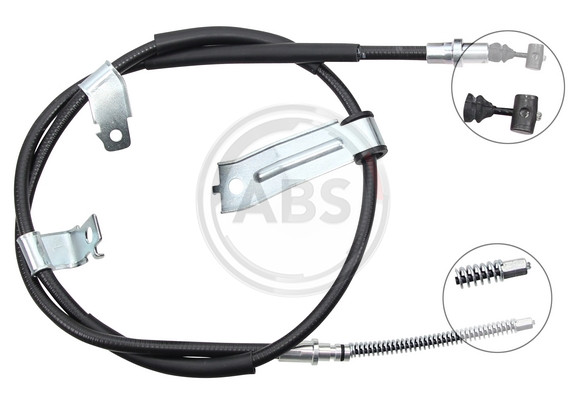 Left Handbrake Cable A.B.S. K19009 for Chevrolet Spark (10-21)