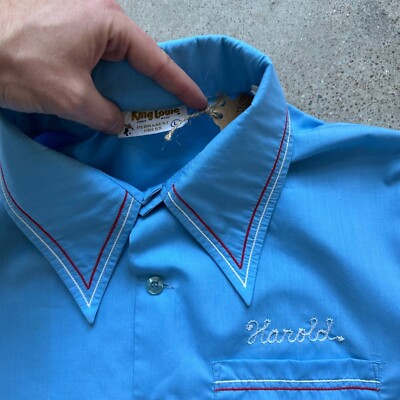 Vintage 60s/70s King Louie Brunswick Chainstitch Custom Bowling