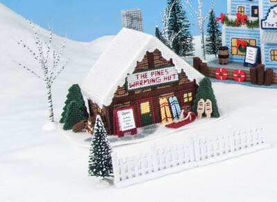Mary Maxim Warming Hut Plastic Canvas Kit