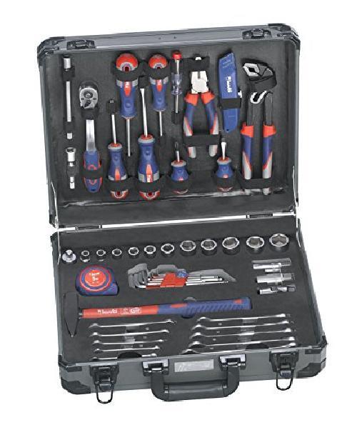 Set Utensili KWB 370740 in Valigia Alluminio | 51 Parti Acciaio CV