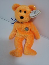 TY Beanie Baby - DECADE the Bear (Orange Version) (8.5 inch)