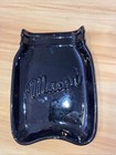 Mason Black Jar Shape Ceramic Spoon Rest Kitchen Utensil Trinket Bowl