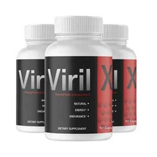 3-Pack Viril X All Natural Formula Dietary Supplement - 180 Capsules