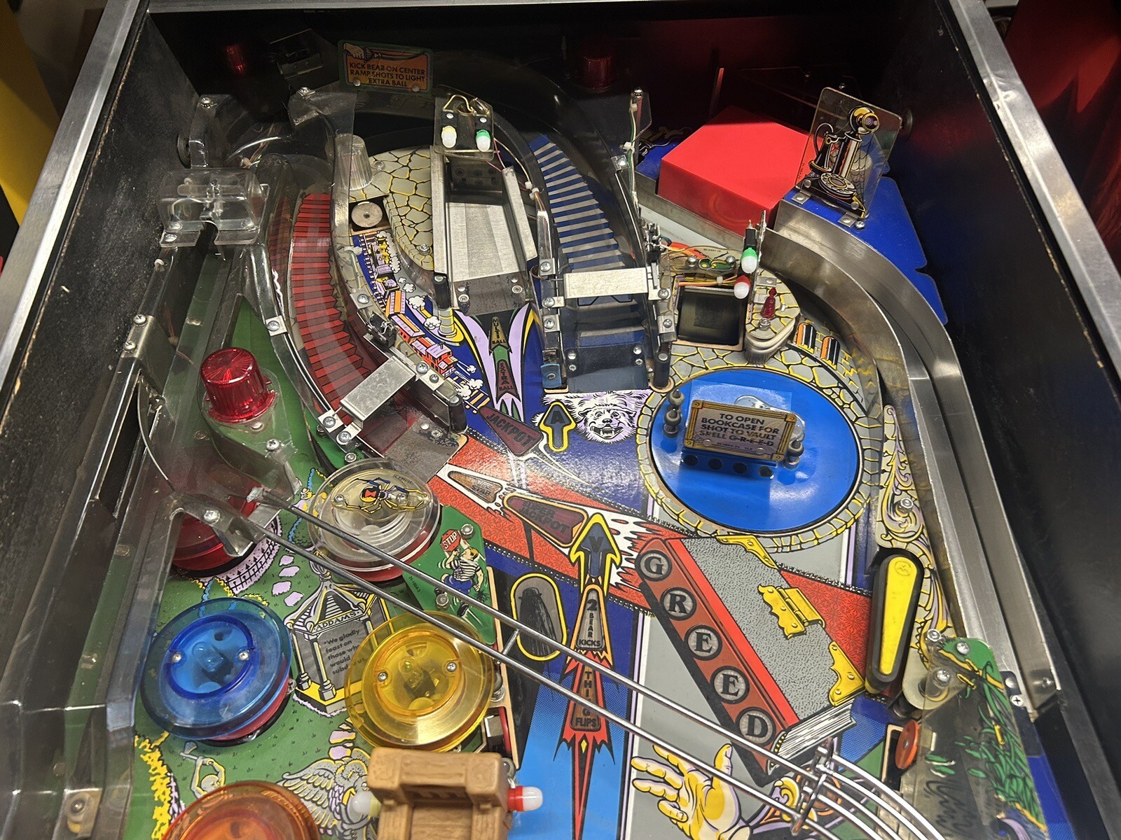 BALLY ADDAMS FAMILY PINBALL MACHINE NICE LEDs eBay